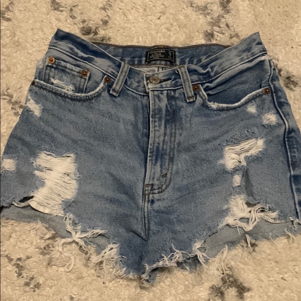 Abercrombie jean shorts